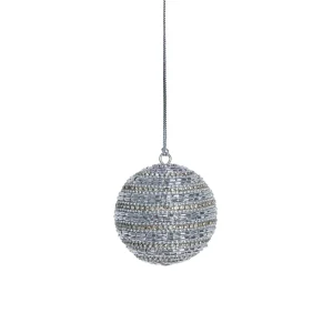 Alma dekoration H8 cm. silver
