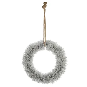 Alivia krans H12 Ø40 cm. vit